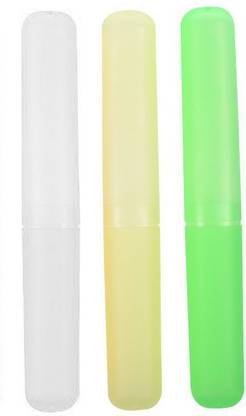 Aryshaa Set of 3 Toothbrush Cover Tooth brush Holder Tube Traveling Toothbrush Case