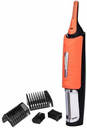 Dholakiya D1-Trmer beard and mustache sclpting, nse and hair trimming Trimmer 45 min  Runtime 4 Length Settings