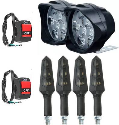eshopglee 2 FogLights and 4 Indicator and Switch Combo