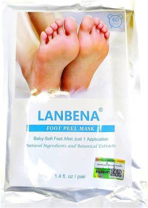 LANBENA Premium Quality Foot Peel Mask (Exfoliation, Botanical Extracts)