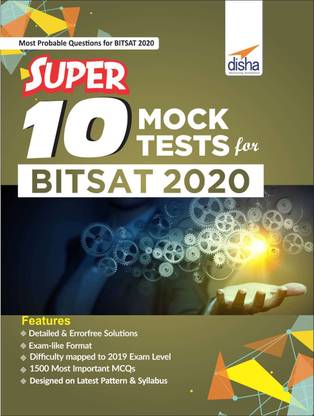 Super 10 Mock Tests for Bitsat 2020