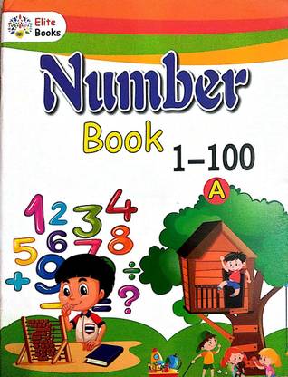 Number Book,1-100 write and practice with activities with 1 Disc