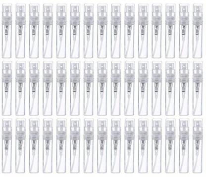 DIY Crafts 5ml Portable Refillable Clear Empty Sprayer Bottle (Pack of 50 5 ml Bottle