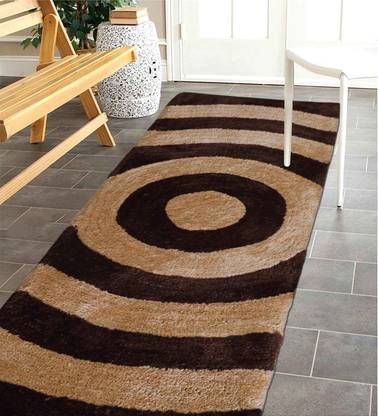 The Home Talk Brown Polyester Runner