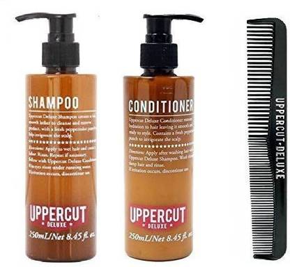 Uppercut Deluxe Shampoo and Conditioner With Pocket Comb