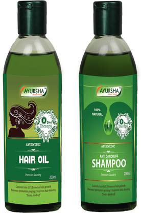 AYURSHA HERBAL PRODUCTS 9 DAYS HAIR OIL & 9 DAYS SHAMPOO HAIR COMBO