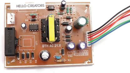 Electronic Spices Multi Volts Multi-Purpose SMPS Power Supply (24v,12V,5V,3.3V 1amp) Power Supply Electronic Hobby Kit