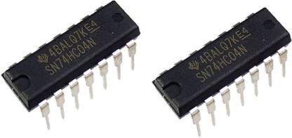 Technical hut 2 Pieces IC-7404 7404 NOT gate IC Electronic Components Electronic Hobby Kit
