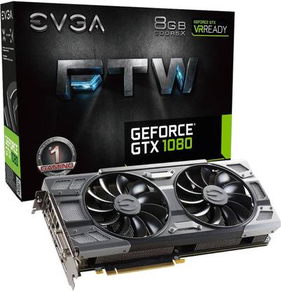 EVGA GeForce GTX 1080 GDDR5X 8 GB NVIDIA Chipset 256 bit 10010 MHz Graphics Card