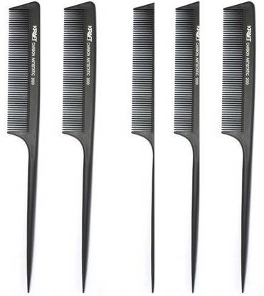 Blushia Black Plastic Tel Comb