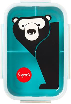 3 Sprouts Lunch Bento Box-Bear 1 Containers Plastic Office Lunch Box