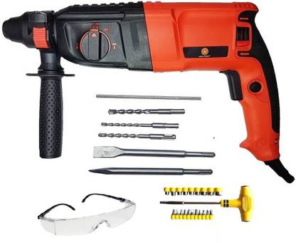 Inditrust 26MM ROTARY HAMMER DRILLING MACHINE SDS PLUS 3 MODE Pistol Grip Drill
