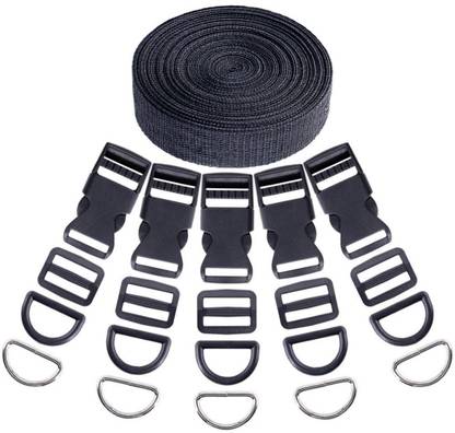 DIY Crafts Making Bag Kit, Including Release Buckles and Tri-Glide Slides and D Rings Luggage Strap