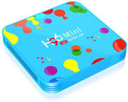 Profitech Communication H6 Chipset Android 9.0 H96 Mini 4GB DDR3 RAM 128GB EMMC 6K 3D H.265 Dual WiFi Android TV Box Media Streaming Device