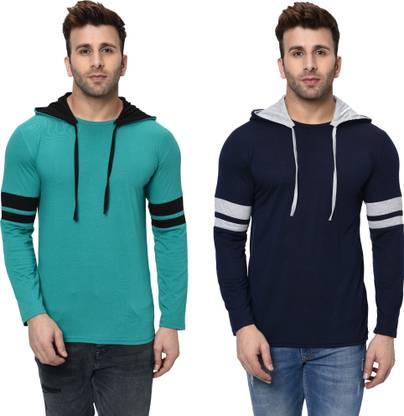 Solid Men Multicolor T-Shirt