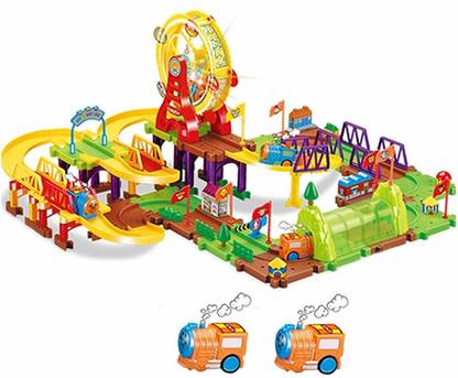 VW 122 Pieces Ferris Wheel Train Track Toys