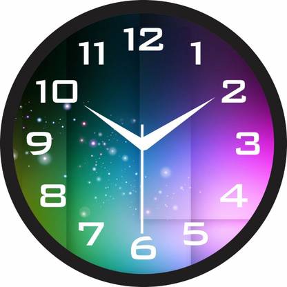 ISHATVA Analog 28 cm X 28 cm Wall Clock