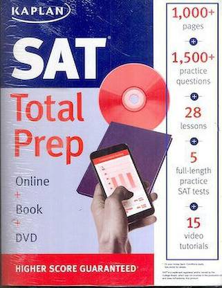 Sat: Total Prep  - Online + Book + DVD with 1 Disc