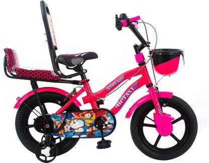 Hi-Fast Bicycle For Kids with Training Wheels (Semi Assembled) 14 T Road Cycle