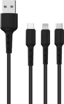 Portronics USB Type C Cable 1.2 m POR-530 Konnect Star III 2.4A