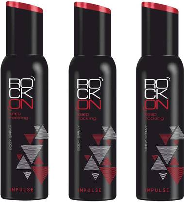 Leeford Rockon Keep Rocking Deodrent ( 3 Pc X 150 ml) Body Spray  -  For Men & Women