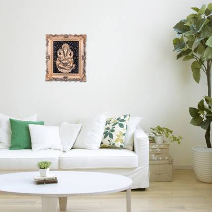 VEDIKA Lord Ganesha Design Photo Frame Showpiece Decorative Showpiece  -  35 cm