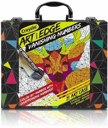 CRAYOLA Art with Edge Vanishing Numbers Art Case Art with Edge