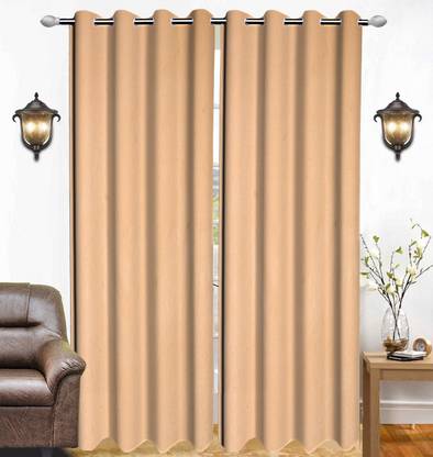 KUBER INDUSTRIES 214 cm (7 ft) Polyester Long Door Curtain Single Curtain