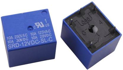 ESP 12v PCB Mount Relay Set of Two Relays Electronic Components Electronic Hobby Kit