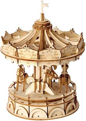 Freesia DIY Merry Go Round 3D (Lazer Cut) Wooden Puzzle
