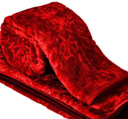 Cobija Floral Single Mink Blanket for  Heavy Winter