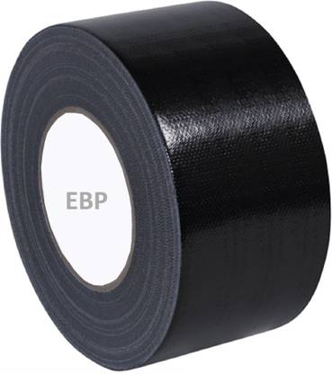 EBP 3 Inch Heavy Duty, Stronger Bond Single Sided Handheld Black Duct Tape (Manual)