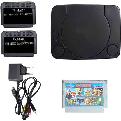 VK MART Doremon Victor Tv Video Game With 9999999 in 1 Cassett And 2 Extra Cassett NA GB with Mario