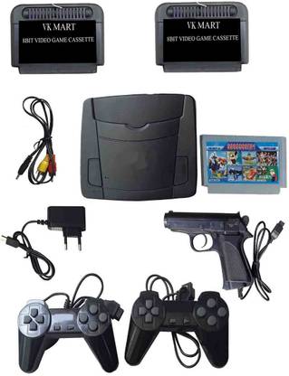 VK MART Victor Tv Video Game Console For Kids With 2 Cassett include NA GB with Mario