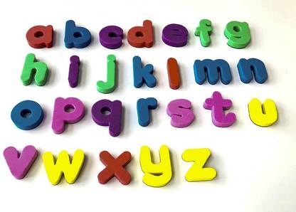 Wizkids Preschool Learning Magnetic Small Letters Set For Educating Kids