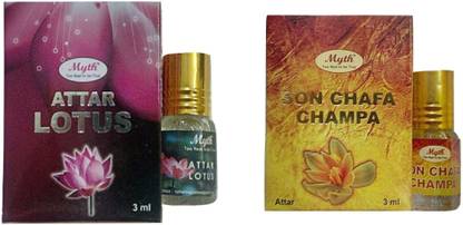 MYTH Lotous And Son Chapha Champa Attar 6 ml Floral Attar