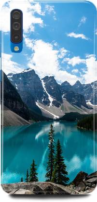 Entio Back Cover for Samsung Galaxy A50/SM-A505FZKGINS GLACIER PRINTED