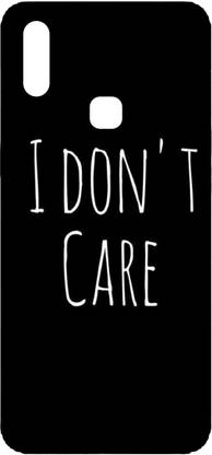 PrintKing Back Cover for Samsung Galaxy A10s(Quote Cover, I Don't Care Quote, Quote, Designer )
