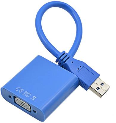 Tobo VGA Cable 0.05 m USB 3.0 to VGA Adapter External Video Card Multi Monitor Converter for Win 7/8/10