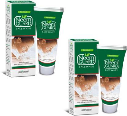 Zee Neem Guard  ( 2 Pc X 60 gm ) Refreshing skin face wash with neem extract Face Wash