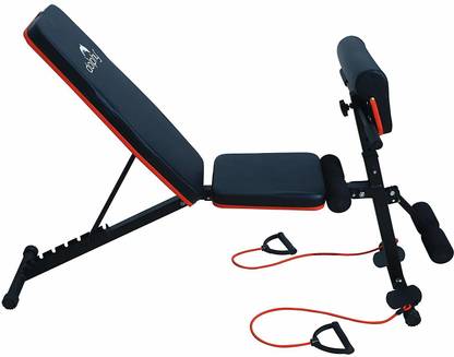 DOLPHY Foldable Flat/Incline/Decline sit up Bench for Home Gym Multipurpose Fitness Bench