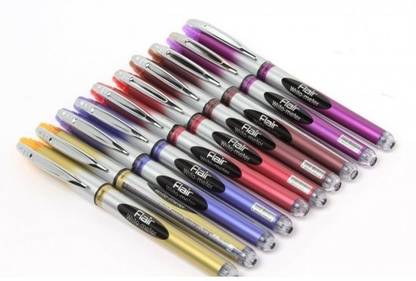 FLAIR Writometer 0.6 mm Ball Pen Box Pack | Ensures Smoothness & Comfortable Ball Pen