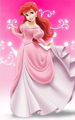 Disney Cindrella Girl Princess Cartoon Poster -Kids Poster- High Resolution - 300 GSM - (12 X 18) Paper Print
