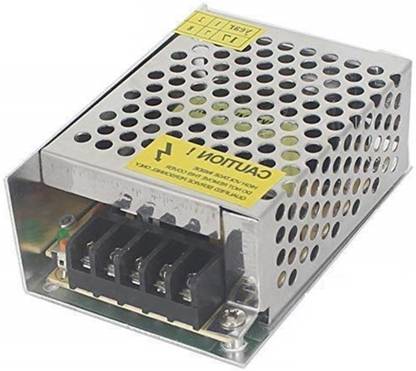 MY TRIDEV 24V 2A 48W DC Switching Switch Power Supply for LED Strip, CCTV 48 Watts Computer PSU with 7 SATA Cables