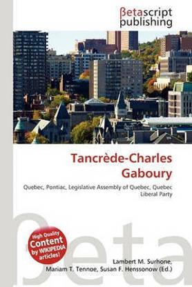 Tancr de-Charles Gaboury