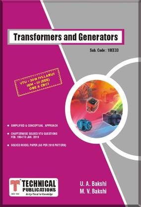 Transformers and Generators for BE VTU Course 18 OBE & CBCS (III- EEE -18EE33)