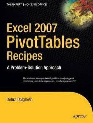 Excel 2007 Pivottables Recipes