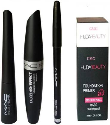 GMG BLACK EYE LINER MASKARA EYE PENCIL +WATERPROOF PRIMER