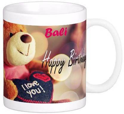 GNS Bali Love Romantic Birthday Quotes 73 Ceramic Coffee Mug