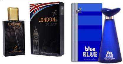 tfz London Black andBlue Blue Perfume 100ML Each Eau de Parfum  -  200 ml